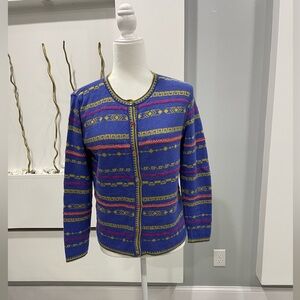Colorful Patterned Women's Jacket